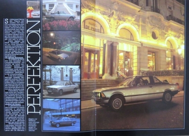 BMW 316 - 318 Bauer Convertible Modelprogram 1979 Carbrochure (2990)
